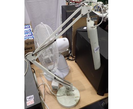 Contemporary Anglepoise style lamp. Not available for in-house P&P, contact Paul O'Hea at Mailboxes on 01925 659133All electr