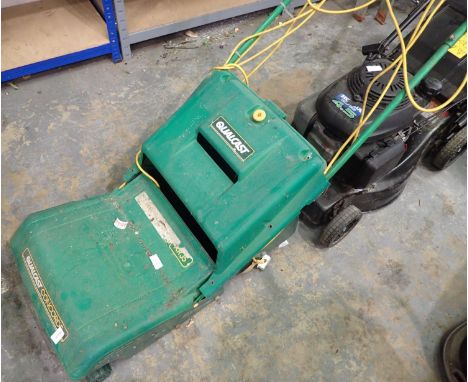 Qualcast XR35 electric lawn mower and a lopper. Not available for in-house P&amp;P, contact Paul O'Hea at Mailboxes on 01925 