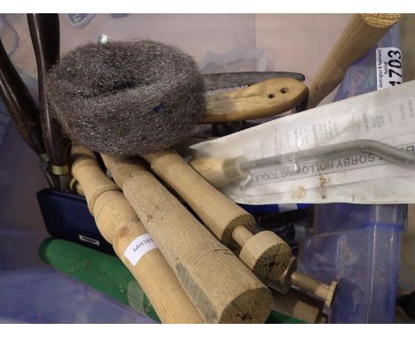 Mixed house hold tools to include sand paper, wire wool etc. Not available for in-house P&amp;P, contact Paul O'Hea at Mailbo