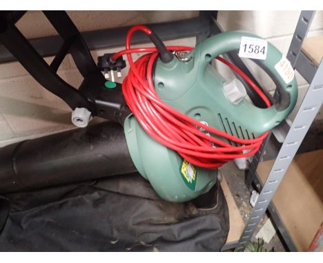 Bosch electric garden vacuum. Not available for in-house P&amp;P, contact Paul O'Hea at Mailboxes on 01925 659133 All electri