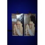 *Falke 2x Pairs Pure Matt 20 Den Anklet Transparent Matt Powder Size: 35-38 RRP £12