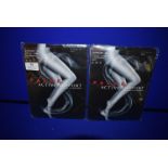 *Falke 2x Pairs Support 20 Den Stay Up Class Iii Transparent Matt Black 9.5-10 RRP £51