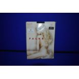 *Falke 1x Pair Invisible Deluxe 8 Den Ultra Transparent Matt Size: M Perfect Black RRP £