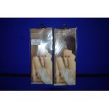*Falke 2x Pairs Pure Matt 20 Den Knee-High Transparent Matt Golden Size: 35-38 RRP £16