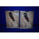 *Falke 2x Pairs Pure Shine 15 Den Tights Transparent Shining Size: S Anthra New RRP £28