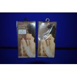*Falke 2x Pairs Pure Matt 20 Den Anklet Transparent Matt Powder Size: 35-38 RRP £12