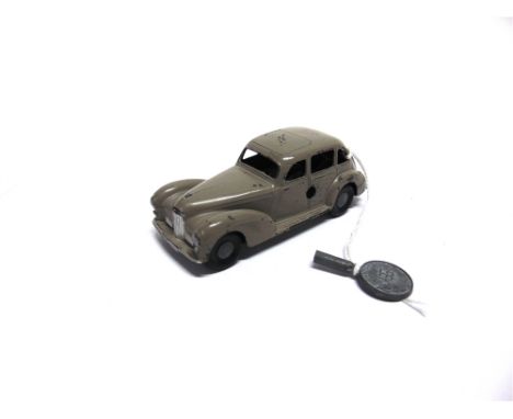 A CHAD VALLEY 'WEE-KIN' TOYS NO.237, HUMBER SUPER SNIPE SALOON  grey, with a clockwork motor (working), fair condition, unbox