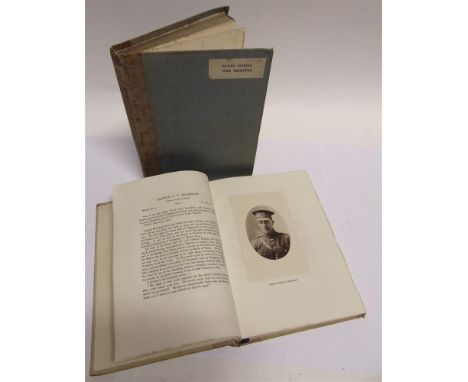 [HISTORY]. THE GREAT WAR  Rugby School War Register, containing the names and services of Rugbeians in the Great War of 1914 