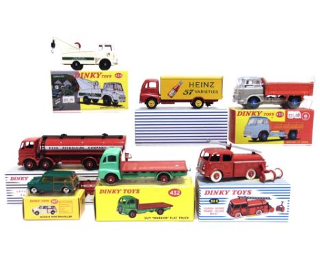 SEVEN ATLAS 'DINKY' DIECAST MODEL VEHICLES  each boxed. 