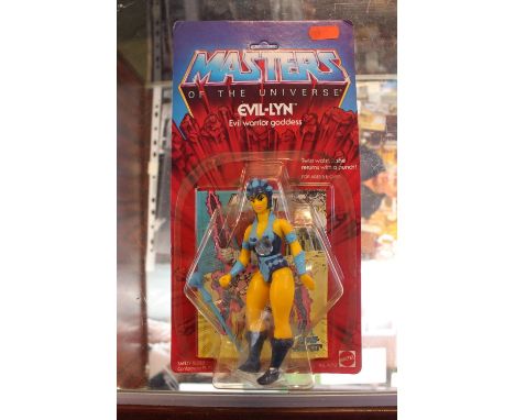 Vintage Masters of the Universe Evil-Lyn Evil warrior goddess by Mattel in sealed bubble pack 