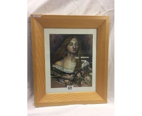 PORTRAIT OF A LADY, OIL PAINTING