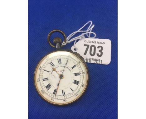 METAL CASED GENTS CHRONOGRAPH LOCKET WATCH