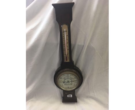 MAHOGANY FACE BAROMETER