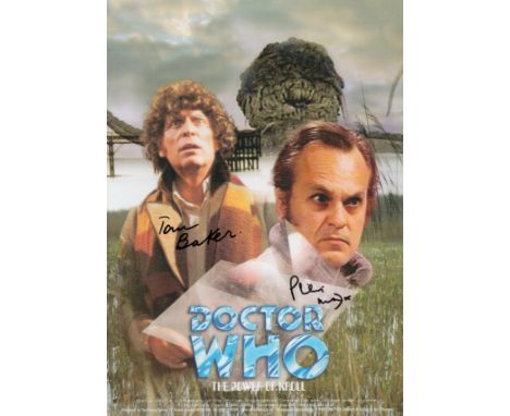 Tom Baker and Philip Madoc signed Doctor Who The Power of Kroll 12x8 colour photo. Good condition. All autographs come with a