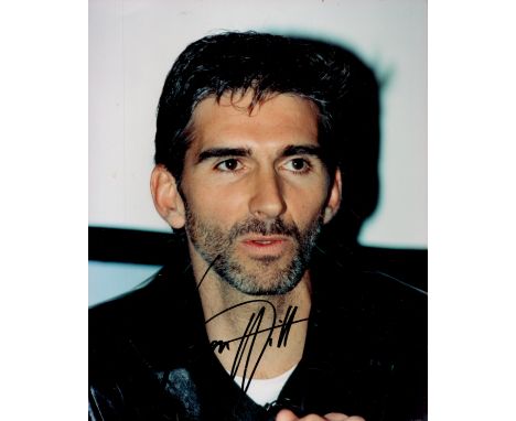 Motor Racing Damon Hill signed 12 x 8 inch colour portrait photo. Good condition. All autographs come with a Certificate of A