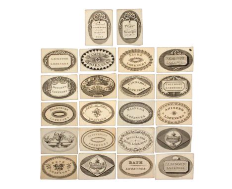 A Collection of Late 18th Century and 19th Century Chemist and Druggists Labels from the Beaminster Pharmacy, Established in 