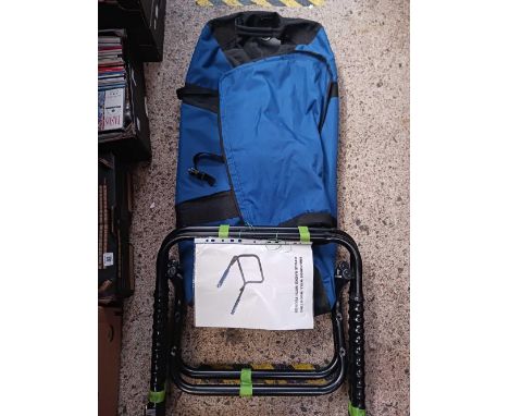 HALFORDS WALL MOUNTING CYCLE RACK, A EURO HIKE &amp; A BERGHAUS BACK PACK &amp; 1 LARGE WHEELED TOTE BAG