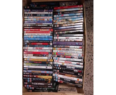 4 CARTONS OF MISC DVD'S &amp; CD'S