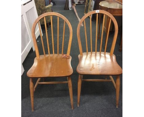 2 ERCOL STICK BACK CHAIRS