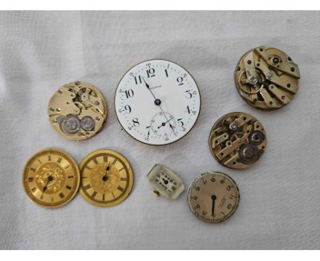 CARTON OF WATCH MOVEMENTS &amp; FACES