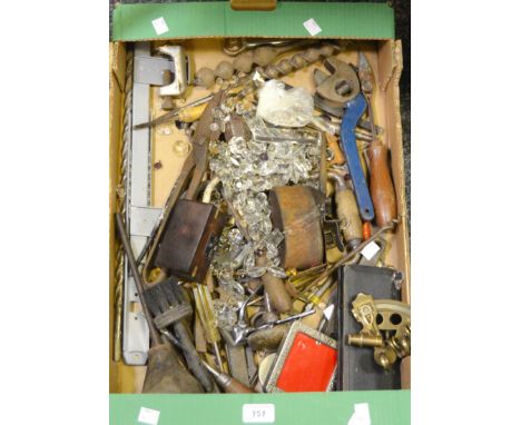 Tools - drill bits; scewdrivers;  etc (1 box)