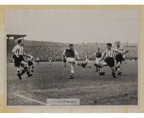 Two photographic albums of b&amp;w images of Arsenal FC from the Don Roper collection, including the Tour of Brazil in 1951, 