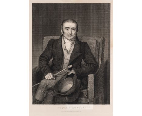 After Richard Jones PORTRAIT OF THE JOCKEY FRANCIS BUCKLE engraving by William C. Edwards, this example inscribed in ink Proo