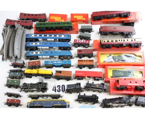 Early Tri-ang and Tri-ang Hornby 00 Gauge Railways: unboxed, Tri-ang 0-6-2T Clockwork Engine, black Princess Elizabeth, plain