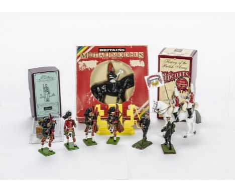 Modern Britains  Soldiers  and other items: 43140 Redcoats 49th Regiment of Foot 1806-1812, 7244 Blues and Royal Farrier, 333