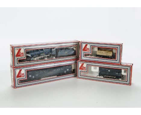 Lima OO Gauge Locomotives and wagon: comprising Deltic locomotive 'Royal Scots Grey', Diesel Shunter 09026, both in BR blue, 