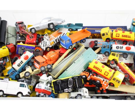 Large Quantity Of Loose Diecast, mainly commercial vehicles by Gama, Solido, Lion Car, Burago, Franklin Mint, Britains and ot