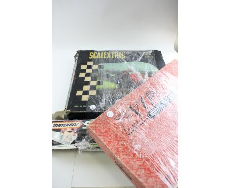 Tri-ang Scalextric Grand Prix Series, together with Victory VIP electric model Roadways, and other items, contents uninspecte