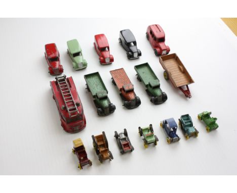 1950/60s Dinky Diecast: three re-painted, together with seven Charbens, P-F (17) 