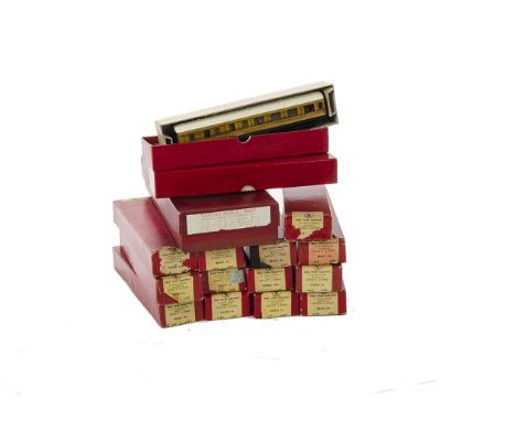 Twin Trix 00 Gauge LNER and LMS Coaches: various LNER (10) and LMS (8, three unboxed), all in original red boxes except  two 