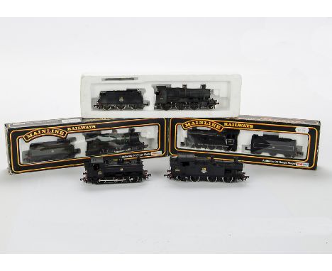 Mainline and Bachmann Western Region OO Gauge steam locomotives: including lined green 43xx and lined black 2251 class, both 