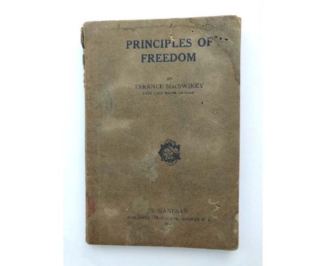 TERENCE MACSWINEY 
First Indian Edition Year - 1922 
7.5 x 5 x 0.5 inches 
Terence MacSwiney the renowned Republican lord may