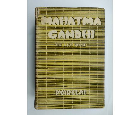 PYARELAL 
First Edition Year - Vol i 1956 &amp; ii . 1958 
10 x 7 x 2.5 inches 
Printed and published by Navajivan Publishing