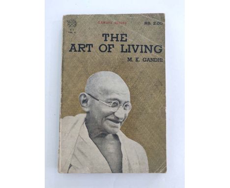 M.K.GANDHI EDITED BY ANAND T.HINGORANI 
First Edition Year - 1961 
7.5 x 5 x 0.5 inches 
Published and edited by Anand T. Hin