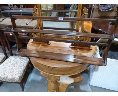 An Ercol hanging plate rack. 38' wide