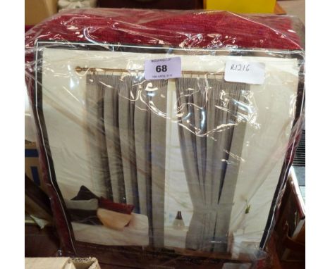 A pair of new Dunelm curtains 66' x 90'