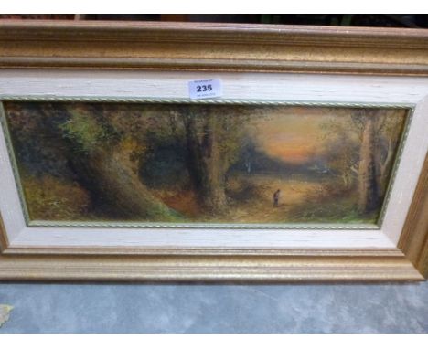 An oil by L.H. Wilkinson 'In the Heart of the Forest' and one other