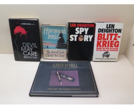 A First Edition Len Deighton ?Spy Story? dated 1974 unsigned; A Second Edition Len Deighton ?Blitzkrieg? dated 1979 unsigned;