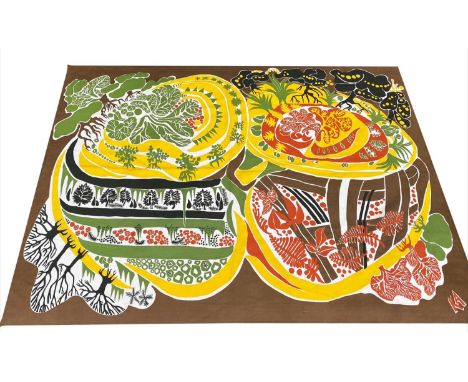 CATHRINE AISBERG TAPESTRY, 'Les Quatres Saisons', 175cm x 118cm, Les Editions Braun - Paris.