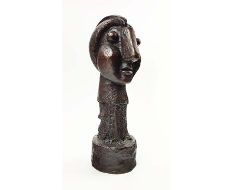 PABLO PICASSO, Tete de femme, bronze, 41cm H. (Later casting after the original 1932 in the Stadel Museum) (Subject to ARR - 