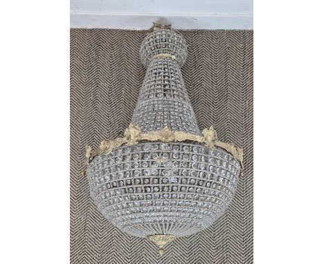 BAG CHANDELIER, French Empire style, 112cm drop approx.