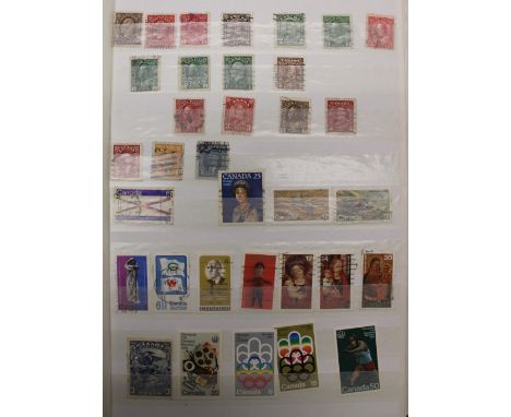 Commonwealth stamp album, many countries represented mainly KGVI onwards, unmounted mint &amp; used, approx. 58 pages 