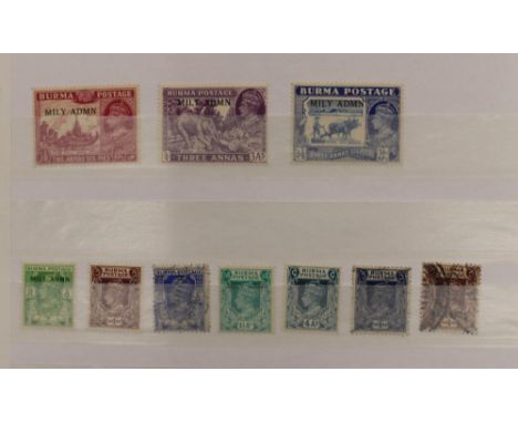 Commonwealth stamp album, many countries represented inc. Hong Kong, mainly KGVI onwards with some earlier, unmounted mint &a