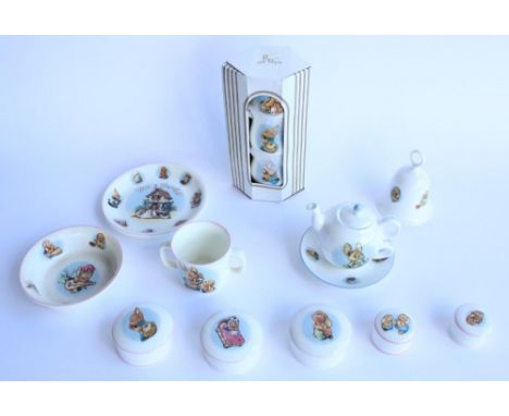 Selection of PenDelfin ceramics to include small teapot, trinket pots, cups etc 