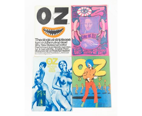 OZ MAGAZINEA complete run of the 48 issues of the London edition,  illustrated throughout, some issues with folding posters (