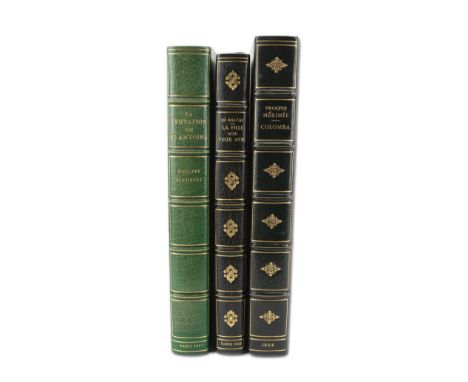 BALZAC (HONORÉ)La fille aus yeux d'or, ONE OF 40 COPIES 'sur Japon Impérial', all plates in three states, and AN ORIGINAL PEN